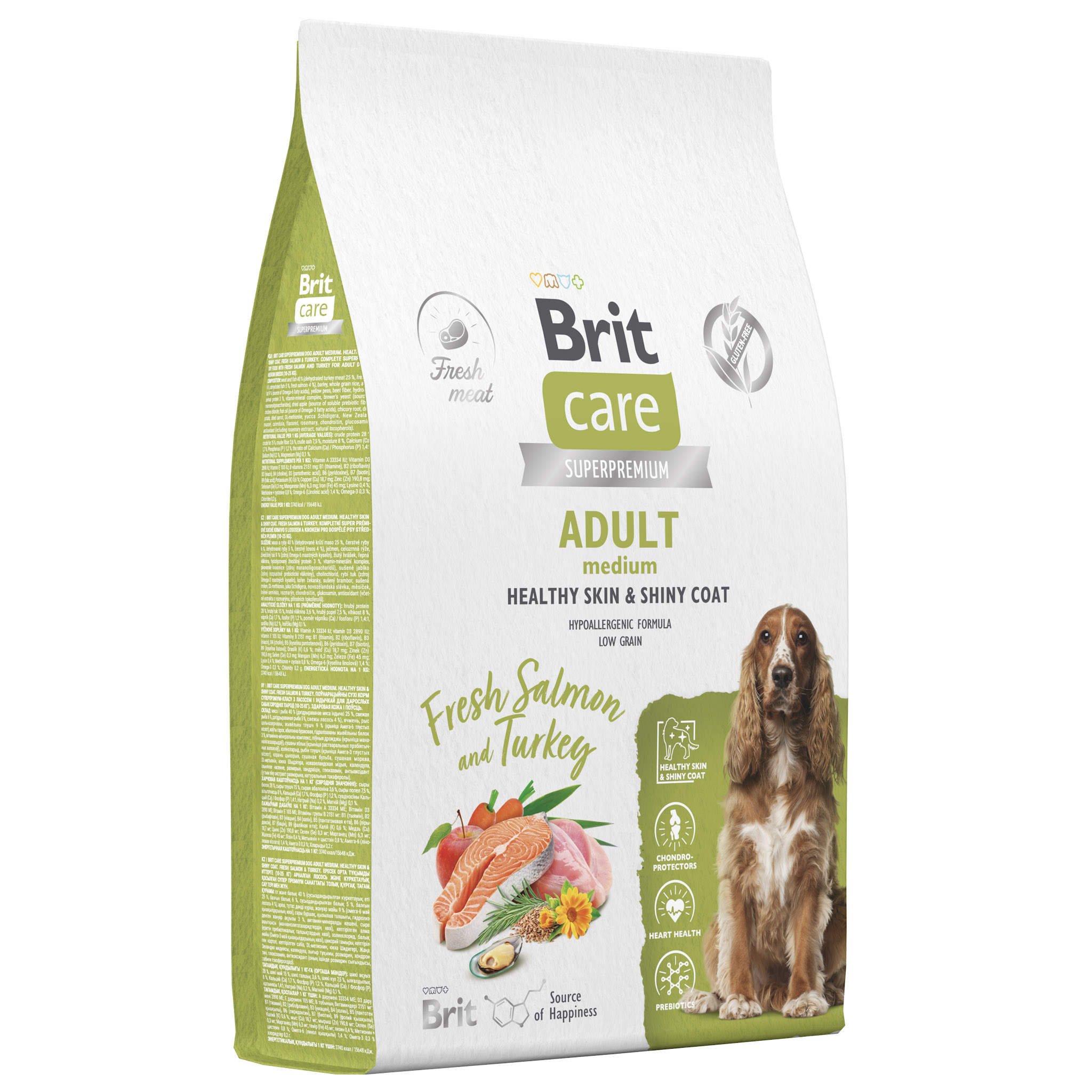 Мешок 12кг Брит Care Dog Adult M Healthy Skin&Shiny Coat д/собак, лосось/индейка 5066360 1 Мешок 12кг Брит Care Dog Adult M Healthy Skin&Shiny Coat д/собак, лосось/индейка 5066360 1