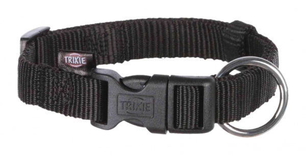 trixie Ошейник для собак classic, р.m l, 35 55см/20мм, черный 14221