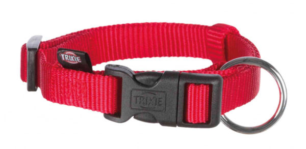 trixie Ошейник для собак classic, р.m l, 35 55см/20мм, красный 14223