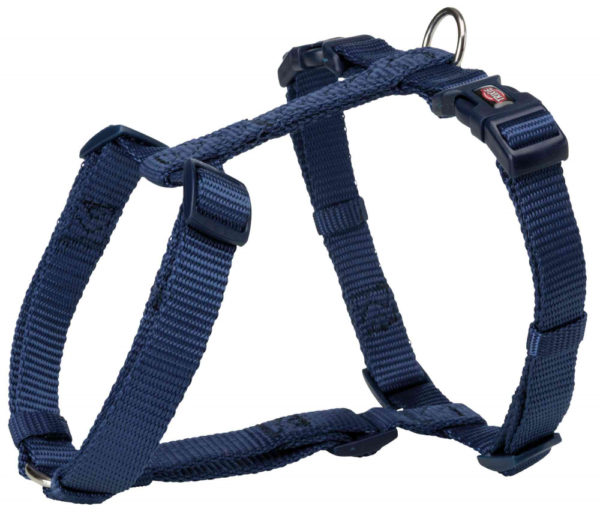 trixie Шлея для собак premium h harness, р.l, 60 87см/25мм,индиго 204913