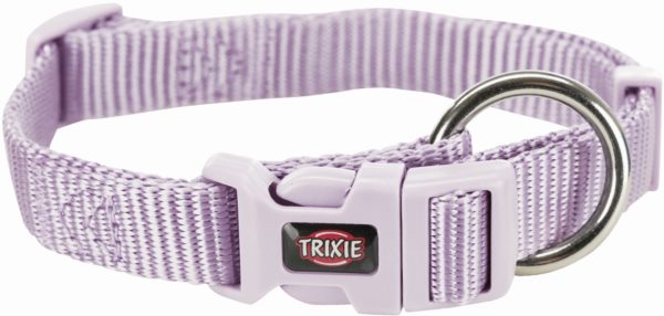 trixie Ошейник для собак premium collar, р.xs s, нейлон 22 35см/10мм, светло сиреневый 201425