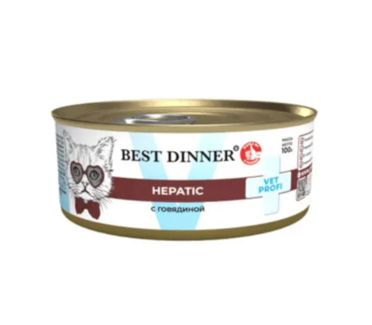 Паштет 100гр Best Dinner Vet Profi Hepatic для кошек при заболеваниях печени с говядиной 6807 1 Паштет 100гр Best Dinner Vet Profi Hepatic для кошек при заболеваниях печени с говядиной 6807 1