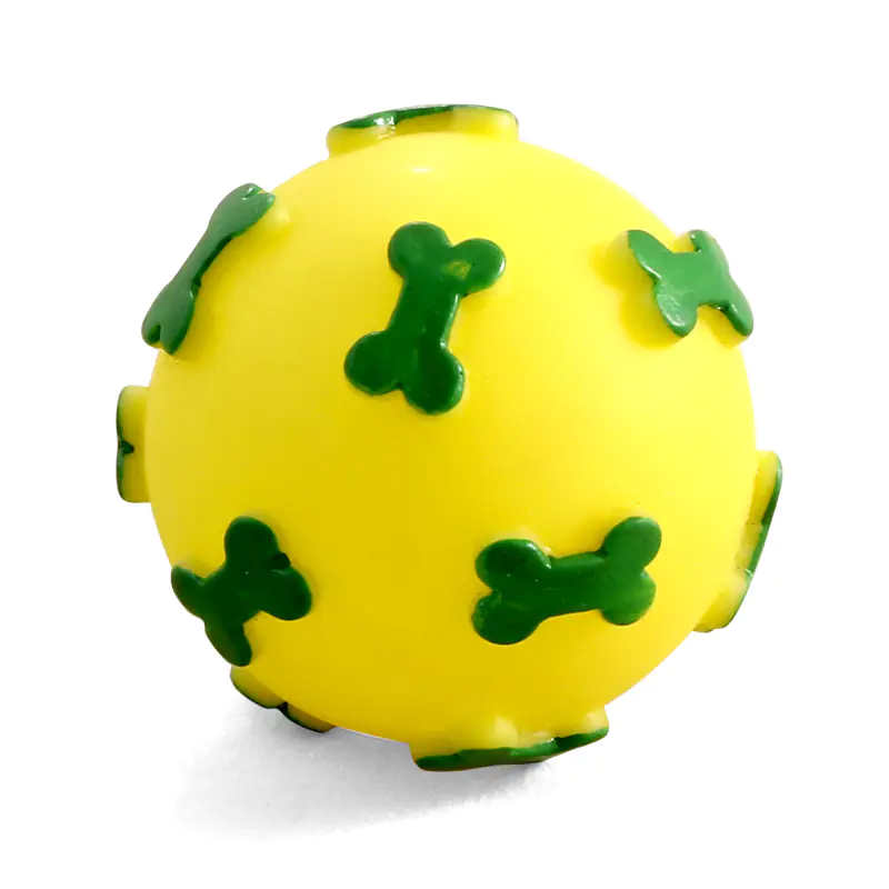 Triol Игрушка для собак"Мяч с косточками", d60мм 6261 1 Triol Игрушка для собак"Мяч с косточками", d60мм 6261 1