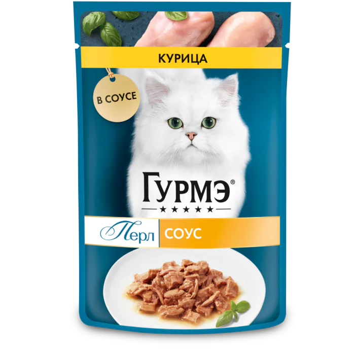 Пауч 75гр ГУРМЭ ПЕРЛ курица соус 26шт/уп 0681 1 Пауч 75гр ГУРМЭ ПЕРЛ курица соус 26шт/уп 0681 1