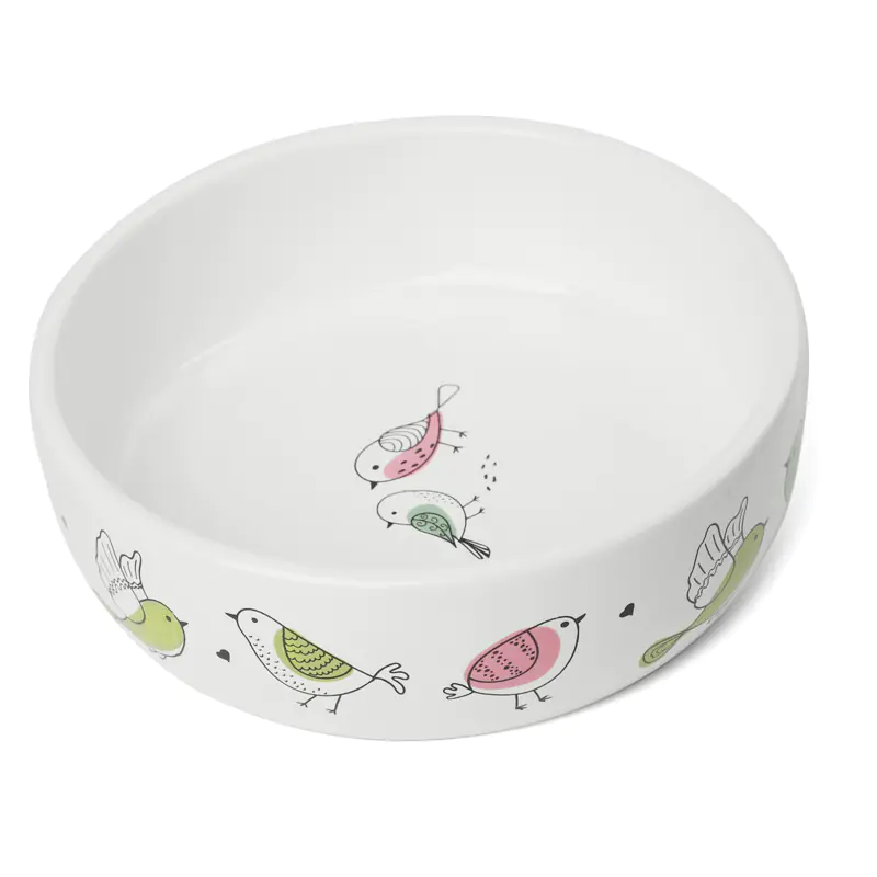 Triol Миска керамическая Птички , 0,35л 4993 1 Triol Миска керамическая Птички , 0,35л 4993 1