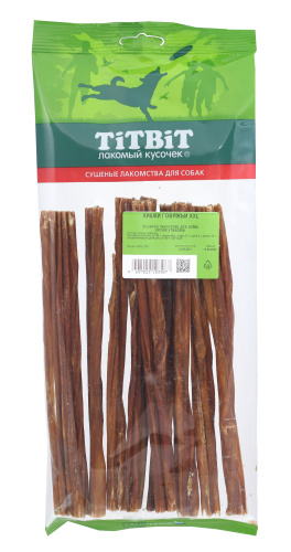 TITBIT Кишки говяжьи XXL - мягкая упаковка лакомство для собак 3987 1 TITBIT Кишки говяжьи XXL - мягкая упаковка лакомство для собак 3987 1