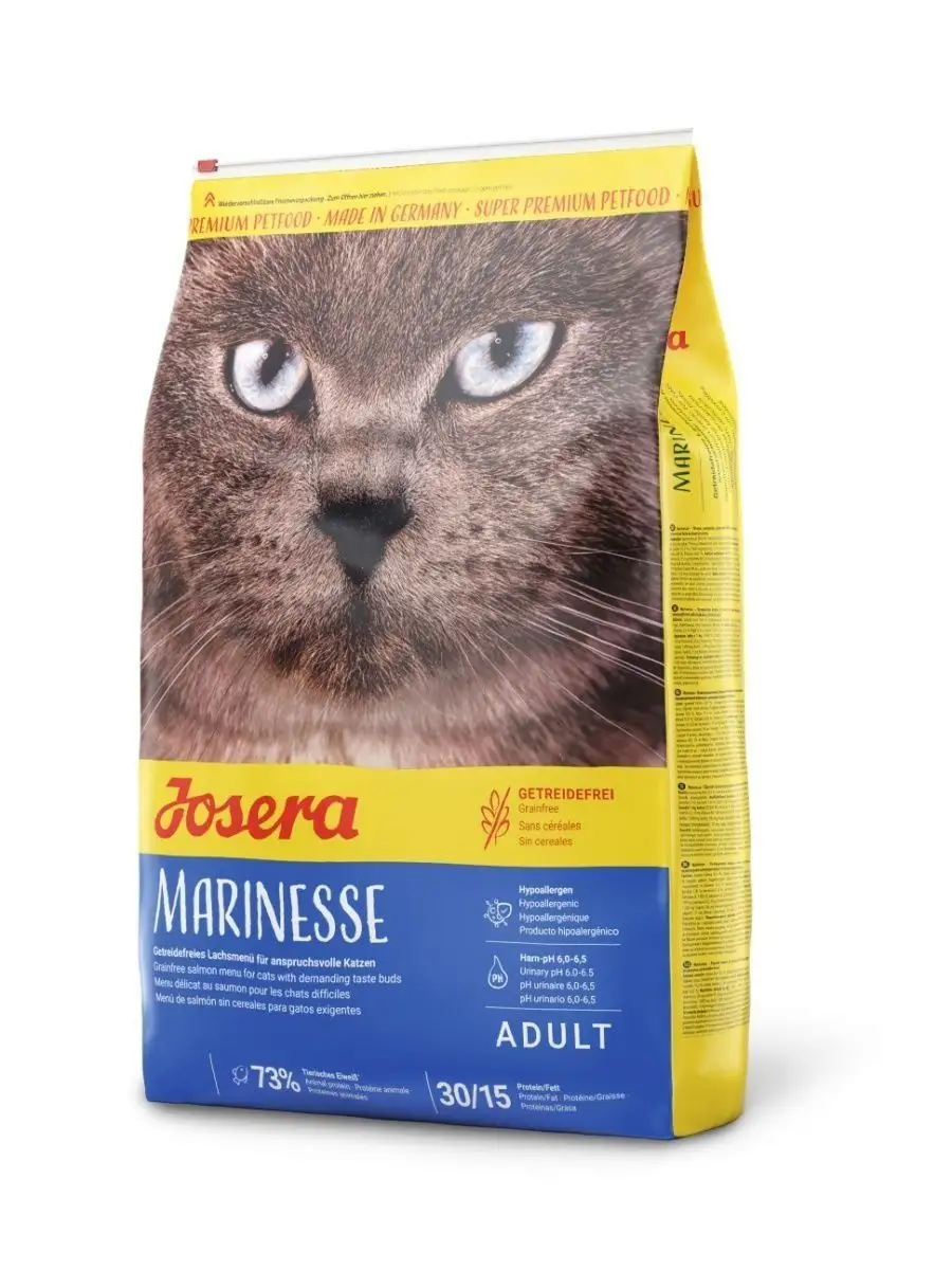 Мешок 10 кг JOSERA Marinesse для кошек с лососем гипоаллергенный Маринесс 0355 1 Мешок 10 кг JOSERA Marinesse для кошек с лососем гипоаллергенный Маринесс 0355 1