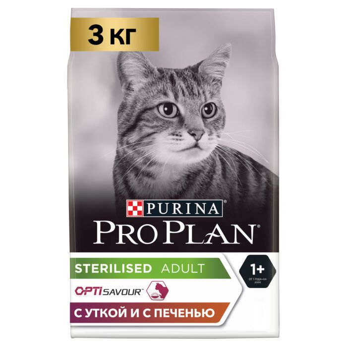 Пачка 3кг PRO PLAN для стерил.кошек утка/печень 7937 1 Пачка 3кг PRO PLAN для стерил.кошек утка/печень 7937 1