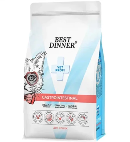 Мешок 7кг Best Dinner Vet Profi Gastro д/кошек при нарушениях пищеварения 6333 1 Мешок 7кг Best Dinner Vet Profi Gastro д/кошек при нарушениях пищеварения 6333 1