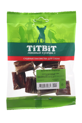 TITBIT Колечки из трахеи - мягкая упаковка лакомство для собак 004814 1 TITBIT Колечки из трахеи - мягкая упаковка лакомство для собак 004814 1