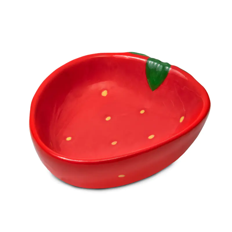 Triol Миска керамическая для мелких животных Клубника , 0,05л 0811 1 Triol Миска керамическая для мелких животных Клубника , 0,05л 0811 1