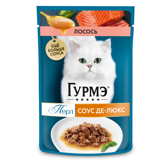 Пауч 75гр ГУРМЭ ПЕРЛ ДеЛюкс Лосось соус 26шт/уп 0810 1 Пауч 75гр ГУРМЭ ПЕРЛ ДеЛюкс Лосось соус 26шт/уп 0810 1