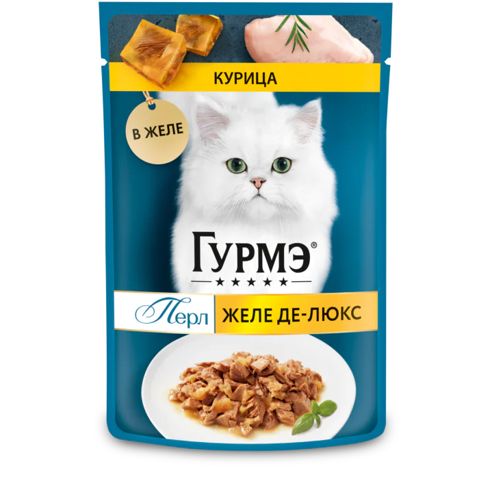 Пауч 75гр ГУРМЭ ПЕРЛ ДеЛюкс Курица желе 26шт/уп 7255 1 Пауч 75гр ГУРМЭ ПЕРЛ ДеЛюкс Курица желе 26шт/уп 7255 1